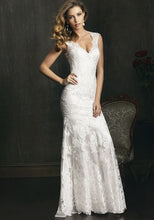 Load image into Gallery viewer, Allure Bridals &#39;Last Minute Bride&#39; size 2 used wedding dress front view on model
