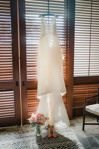 Oscar de la Renta 'Landon' wedding dress size-08 PREOWNED