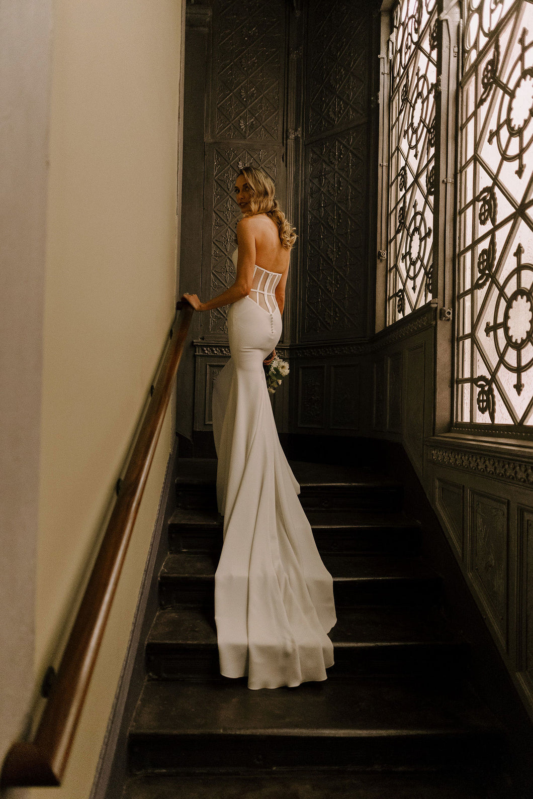 Pronovias 'Lux' wedding dress size-02 PREOWNED