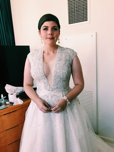 Ines Di Santo 'Fontanne' wedding dress size-10 PREOWNED