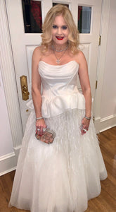 zac posen 'Zac Posen ' wedding dress size-10 PREOWNED