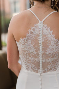 Nouvelle Amsale 'Dimanche' wedding dress size-06 PREOWNED