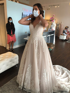 JUSTIN ALEXANDER '99025' wedding dress size-08 NEW
