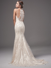 Load image into Gallery viewer, Maggie Sottero &#39;Oakley&#39; size 10 new wedding dress back view on model
