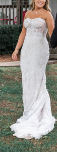 Mira Zwillinger 'Brunella Gown' wedding dress size-12 PREOWNED