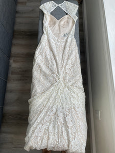 Watters 'Twilla ' wedding dress size-06 PREOWNED
