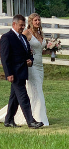 Stella York '7118' wedding dress size-08 PREOWNED
