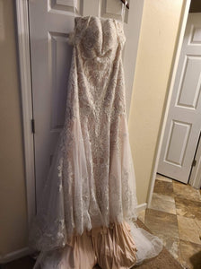 Private Collection 'LV3049 Beaded' wedding dress size-08 NEW