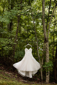 Louvienne 'Sacha' wedding dress size-10 PREOWNED