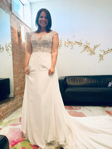 Justin Alexander 'Carina' wedding dress size-08 SAMPLE