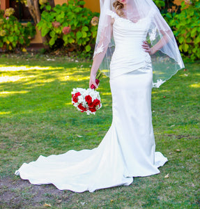 sophia tolli 'Magnolia' wedding dress size-06 PREOWNED