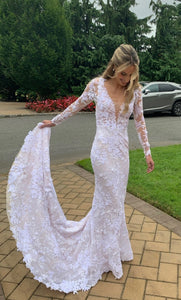 Mira Zwillinger 'Jona' wedding dress size-00 PREOWNED
