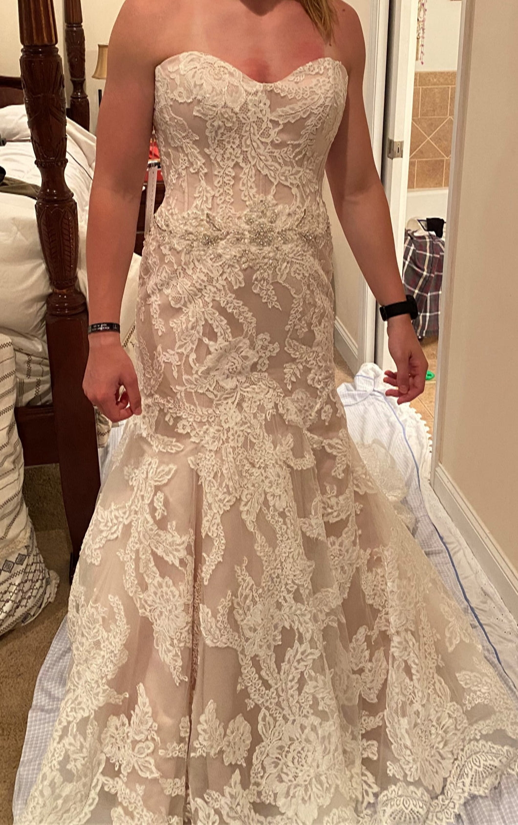 Casablanca '2224' wedding dress size-08 NEW