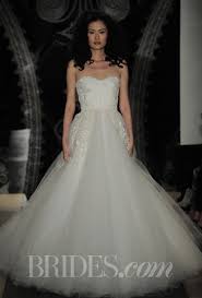 Reem Acra 'Ourania' size 10 sample wedding dress front view on model
