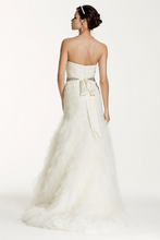 Load image into Gallery viewer, Galina &#39;Gown&#39; size 12 used wedding dress back view on model
