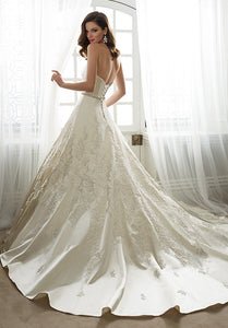 Sophia Tolli 'Reaghann' size 16 new wedding dress back view on model