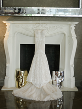 Load image into Gallery viewer, Inbal Dror &#39;BR-15-16&#39; size 0 used wedding dress front view on hanger
