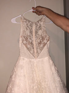 Anne Barge 'Versailles' size 4 used wedding dress front view on hanger
