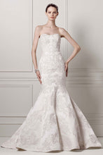 Load image into Gallery viewer, Oleg Cassini &#39;Satin Lace Strapless&#39; - Oleg Cassini - Nearly Newlywed Bridal Boutique - 1
