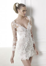 Load image into Gallery viewer, Pronovias &#39;Capricornio&#39; size 6 sample wedding dress front view on model
