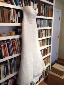 White one 'Lace Dress' - W1 - Nearly Newlywed Bridal Boutique - 3
