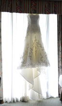 Load image into Gallery viewer, Jasmine Couture Bridal &#39;T346&#39; size 6 used wedding dress front view on hanger
