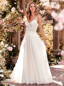 Maggie Sottero 'Juniper' size 4 new wedding dress front view on model