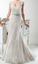 Load image into Gallery viewer, Maggie Sottero &#39;Joelle&#39; size 18 used wedding dress front view on model
