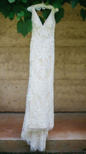 Sottero and Midgley 'Tatum' size 6 new wedding dress front view on hanger