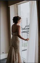 Load image into Gallery viewer, Pronovias &#39;Princia&#39; size 14 used wedding dress back view on bride
