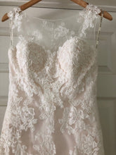 Load image into Gallery viewer, Maggie Sottero &#39;Jovi&#39; size 8 used wedding dress front view on hanger
