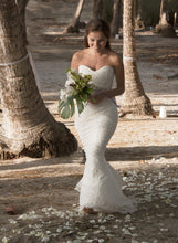 Load image into Gallery viewer, Nicole Miller &#39;Poppy&#39; size 0 used wedding dress front view on bride
