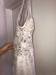 Mori Lee 'Malin' size 6 new wedding dress side view on hanger