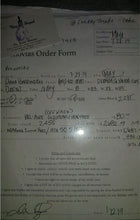 Load image into Gallery viewer, Pronovias &#39;Drens&#39; size 4 used wedding dress view of receipt
