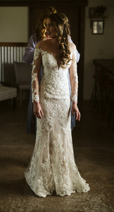 Casablanca '2356' wedding dress size-00 PREOWNED