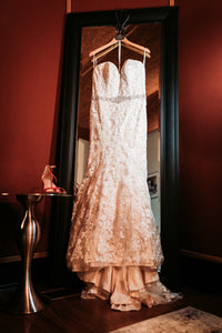 kenneth winston 'Unknown ' wedding dress size-10 PREOWNED