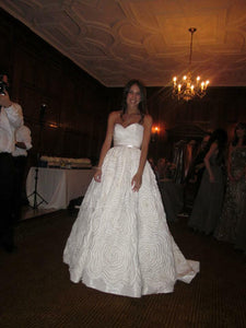 Amsale 'Dahlia' wedding dress size-04 PREOWNED
