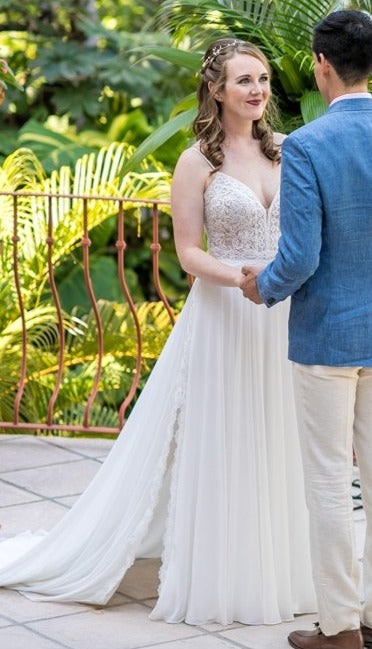 Rebecca Ingram 'Nicole' wedding dress size-06 PREOWNED
