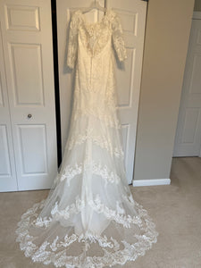 Mori Lee '5477' wedding dress size-12 NEW