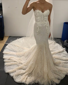inbal dror '19-5' wedding dress size-06 PREOWNED