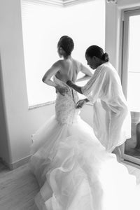 Matthew Christopher 'Adriana' wedding dress size-06 PREOWNED