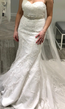 Load image into Gallery viewer, Galina &#39;Galina Beaded Lace Tulle Mermaid Wedding Dress&#39; wedding dress size-08 NEW
