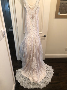 david tutera for mon cheri 'Style #117288' wedding dress size-04 PREOWNED