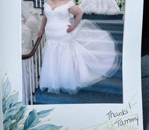 Morilee 'Kariana ' wedding dress size-24W SAMPLE