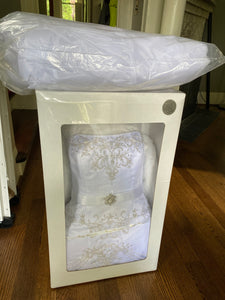 Oleg Cassini 'Ct232' wedding dress size-10 PREOWNED