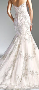 Sottero and Midgley 'Keagan' size 12 new wedding dress back view on model