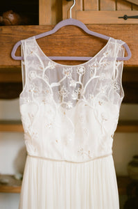 Alexandra Grecco 'Alexandra Grecco Classic Sequin Wedding Dress' wedding dress size-10 PREOWNED