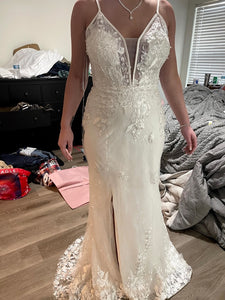 TANIA OLSEN COUTURE 'TC233' wedding dress size-06 PREOWNED