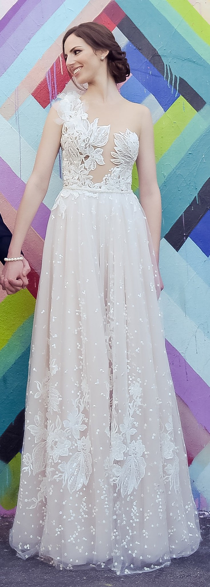 Alon Livne 'Flora' wedding dress size-02 PREOWNED