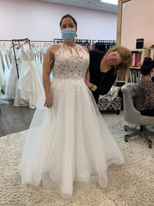 Rebecca Ingram  'Ardelle' wedding dress size-16 PREOWNED